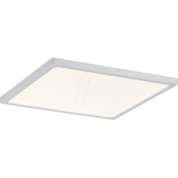 PAULMANN PLM 92937 - Panel LED Areo, 12 W, 3000 K, angular, regulable, blanco