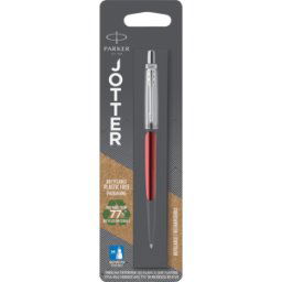 PARKER 1953241 - Bolígrafo, azul, M, Jotter Kensington rojo