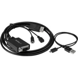 STARTECH.COM ST DP2VGAAMM2M - Cable adaptador DP a VGA de 2m con audio