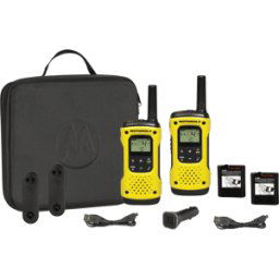 MOTOROLA T92 - Radio PMR, juego de 2, IP67, amarillo/negro