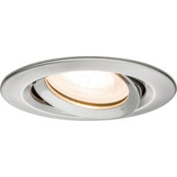 PAULMANN PLM 93662 - Luminaria empotrada NOVA Plus, GU5.3 / GU10, hierro, redondo, I