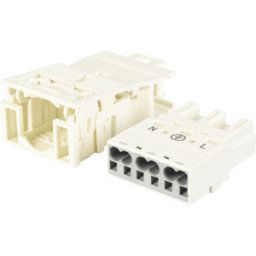 WAGO 770-233-050 - Enchufe WINSTA® MIDI, de 3 polos, con carcasa de alivio de tensi