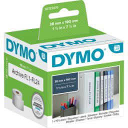 DYMO LW 99018 - Etiquetas DYMO para LabelWriter, 38x190mm