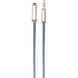 SHIVERPEAKS SHVP 30805-SL - Cable de audio estéreo, conector jack de 3,5 mm para acoplamient