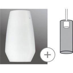 PAULMANN PLM 95354 - Urail Shade Vento 2Easy, 170 mm, ópalo