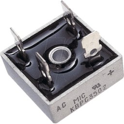 DIYI B280C50A - Rectificador de puente, 400 V, 50 A.