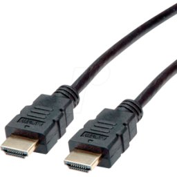 ROLINE 11045930 - Cable HDMI de alta velocidad con Ethernet, 1 m..