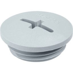LAPP 52006121 - Tapón ciego, M 20 x 1,5, gris plata, IP 68