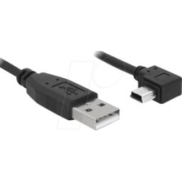 DELOCK 82682 - Cable USB 2.0, conector A a conector mini B, 2 m