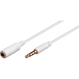 GOOBAY 62360 - Cable de trinquete, prolongación de 3,5 mm, 4 patillas, 1