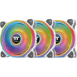 TT 23349 - Thermaltake Riing Quad 12 RGB, 120 mm, blanco, paquete de 3