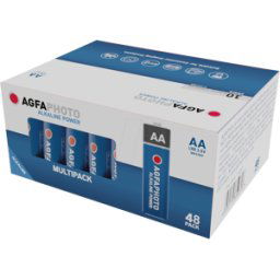 AGFAPHOTO AGFA ALK AA48 - Power, pila alcalina, AA (Mignon), paquete de 48