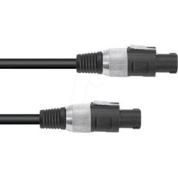 OMNITRONIC OMNI 3022102N - Cable de altavoz 2 x 2,5, 1,5 m, negro
