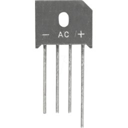 FREI KBU4D - Rectificador de puente, 200 V, 4 A.