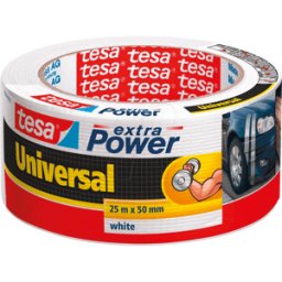 TESA 56388 WS - Cinta de película TESA EXTRA POWER® universal, 25 m x 50