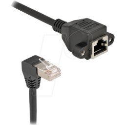 DELOCK 80312 - Cable de extensión de red S/FTP RJ45 a RJ45 Cat.6A 2 m