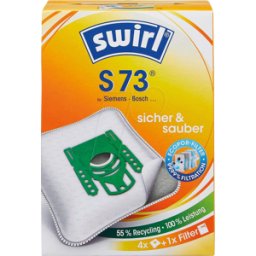 SWIRL 529473 - Bolsa para aspiradora 4 swirl® EcoPor® S 73