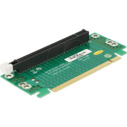 DELOCK PCIE RISER 1XR - Tarjeta vertical, PCI, acodada 90°, derecha