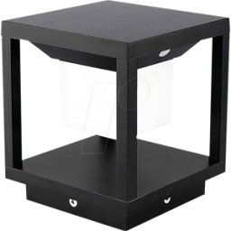 V-TAC VT-6805 - Luz solar LED con sensor de movimiento, 3000 K, negro, IP65