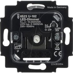 BUSCH-JAEGER BJ 6523 U-102 - Inserto de regulador giratorio, botón giratorio/pulsador