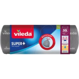 VILEDA 91009 - VILEDA bolsas de basura, Super+ 10 uds, 50 litros