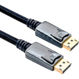 ROLINE 11045880 - DisplayPort 1,2 cable, 4K 60 Hz, 1,0 m..