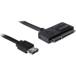 DELOCK 84396 - Cable Power Over eSATA > SATA de 22 clavijas 0,5 m