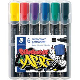 STAEDTLER 350W61 - Marcador permanente, 2-5 mm, set, 6 colores