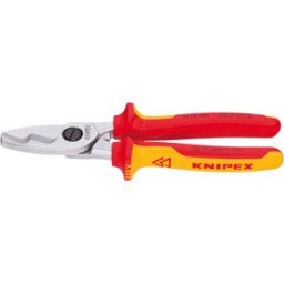 KNIPEX KN 95 16 200 - Tijera para cables, 200 mm, para cables de cobre, Ø 20,0 mm, 70,