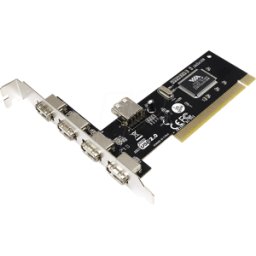 LOGILINK PC0028 - Controlador USB 2.0, 4+1 puertos, PCI