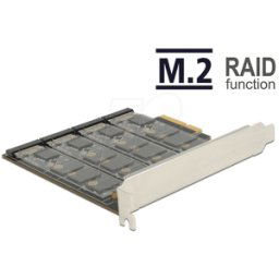 DELOCK 89888 - Tarjeta PCI Express > 4x interna M.2 Key B con RAID