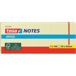 TESA 57653 - Notas adhesivas, 50 x 40mm, 3 x 100 hojas