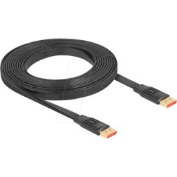 DELOCK 81007 - Cable plano DisplayPort 1.4, 8K 60 Hz, 3 m