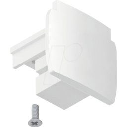 PAULMANN PLM 91383 - Conector ProRail3, tapa final, paquete de 1, 35x31,5mm, blanco