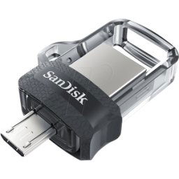 SANDISK SDDD3-256G-G46 - Memoria USB, USB 3.0 A/micro-B, 256GB, Ultra Dual Drive