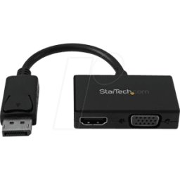 STARTECH.COM ST DP2HDVGA - Adaptador DisplayPort, conector DP a HDMI / VGA