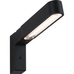 PAULMANN PLM 94549 - Luz de pared, 6 W, 450 lm, 3000 K, IP44, Sensor de movimiento