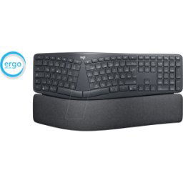 LOGITECH K860FB - Teclado inalámbrico, Logi Bolt/Bluetooth, ergonómi