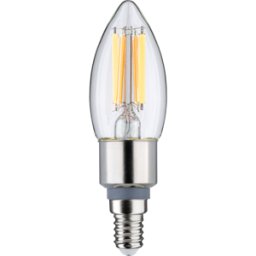 PAULMANN PLM 28777 - Lámpara de filamento LED E14, 5 W, 470 lm, regulable