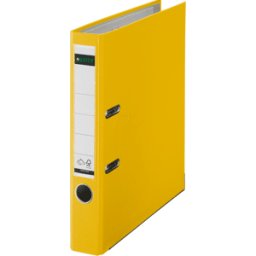 LEITZ 10155015 - Carpeta de calidad PP 180°, a4, 50 mm, amarilla