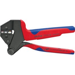 KNIPEX KN 97 43 06 - Crimpadora de 200 mm, conectores abiertos no aislados