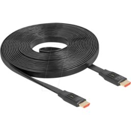 DELOCK 81004 - Cable HDMI - cinta plana, 8K60Hz, 5,0 m