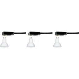 PAULMANN PLM 28785 - Juego de led GU10 de 3 piezas para anillos de montaje en techo,