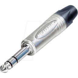 NEUTRIK NP 3X - Jack plug, 6,3 mm, estéreo, 3 pines