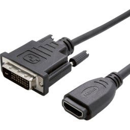 VALUE 12993116 - Adaptador HDMI, toma HDMI a conector DVI