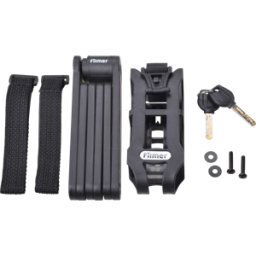 FREI BIKE 43149 - Candado plegable para bicicletas con soporte, máxima seguridad