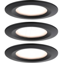 PAULMANN PLM 93081 - Luminaria empotrada NOVA Plus, 3x6 W, 2700 K, regulable, r&iacu