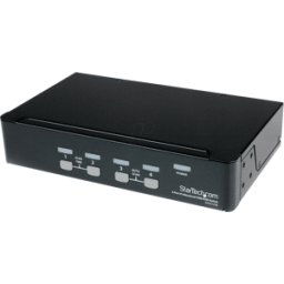 STARTECH.COM ST SV431USB - Conmutador KVM USB VGA de 4 puertos con Hub USB