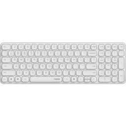 RAPOO E9310M WS - Teclado inalámbrico, Bluetooth/radio, blanco, de