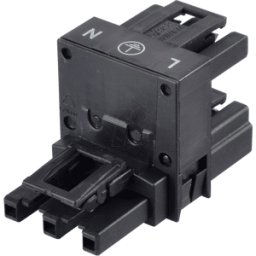 WAGO 770-635 - WINSTA® MIDI, distribuidor en H de 3 polos, 1 conector macho / 2
